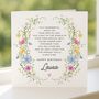 Birthday Poem Card Personalised For Niece, thumbnail 4 of 8