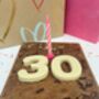 Birthday Brownie Letterbox Gift, thumbnail 4 of 4