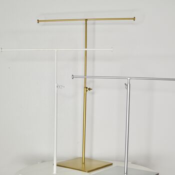 Personalised Jewellery Stand, Adjustable Height Gold, Silver Or White, 6 of 10