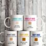 Tea Order And Colour Swatch Personalised Mug, thumbnail 2 of 2