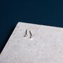 Sterling Silver Star Stud Earrings, thumbnail 5 of 7