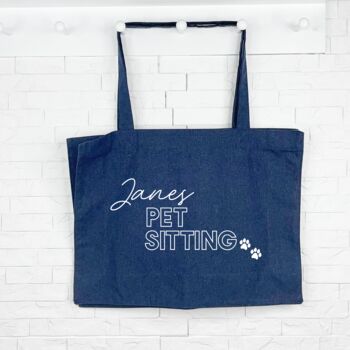 Personalised Pet Sitter Bag For Dogs, 2 of 5