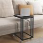 Modern Side Table With Steel Frame And Castors, thumbnail 1 of 11