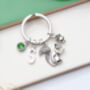 Personalised Cute Squirrel And Acorn Keyring Nature Lover Gift, thumbnail 5 of 11