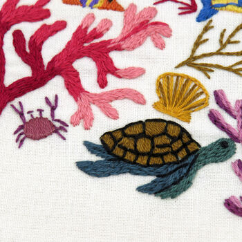 Ocean Wonders, Hand Embroidery Kit, 6 of 12
