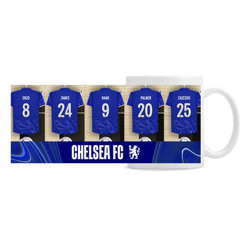 Chelsea Football Club Dressing Room Mug, 4 of 4