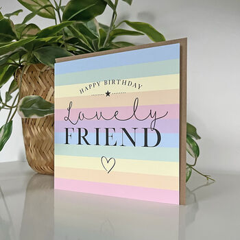 Happy Birthday Friend Card, 2 of 2