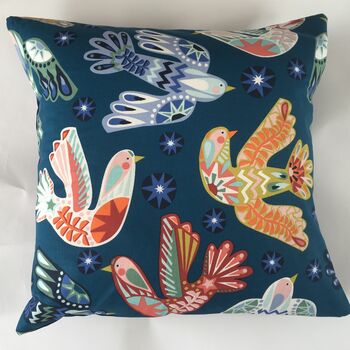 Colourful Dove Cushion Cover, 5 of 5