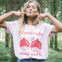 Chestnuts About You Women's Valentine's Day T Shirt, thumbnail 1 of 3