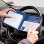 Disabled Blue Badge Parking Permit Wallet Made From Recycled Bottles In Black, thumbnail 6 of 10