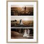 Personalised Trio Wedding Photo Art Print, thumbnail 5 of 6