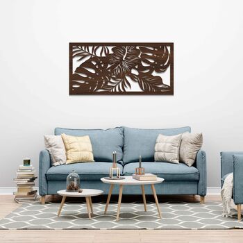 Monstera Majesty: Tropical Plant Leaves Wall Panel, 5 of 12