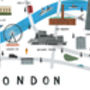 Personalised London Map Print, thumbnail 4 of 4