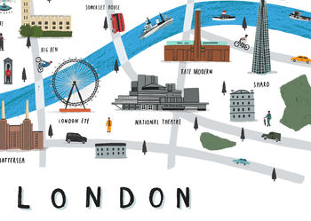 Personalised London Map Print, 4 of 6