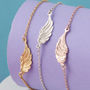 Feather Angel Wing Bracelet, thumbnail 4 of 10
