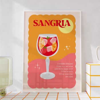 Sangria Cocktail Print, 2 of 4