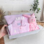 Luxury Pink Newborn Bunny Baby Gift, thumbnail 1 of 2