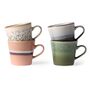 Set Of Four Ceramic Cappuccino Mugs, thumbnail 2 of 2