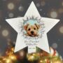 Personalised Christmas Norfolk Terrier Break Through, thumbnail 9 of 10