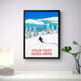 Personalised Ski Run Art Print, thumbnail 2 of 6