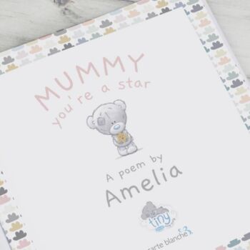 Personalised Mummy You're A Star, Poem Book, 3 of 6