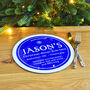 Personalised Blue Plaque Placemat, thumbnail 5 of 5