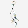 Personalised Silk And Crystal Bead Bag Charm, thumbnail 2 of 8