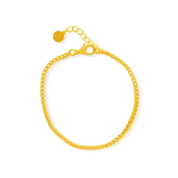 Bailey Gold Box Chain Bracelet, 5 of 5