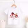 Personalised England World Cup Kids T Shirt, thumbnail 1 of 8