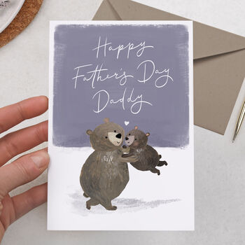 Bear Father's Day Card For Daddy, 2 of 2