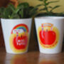 Personalised Apple Worm Plant Pot: Teacher Appreciation Gift, thumbnail 3 of 4