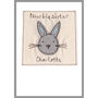Personalised Rabbit New Baby Boy Or 1st Birthday Card, thumbnail 7 of 12