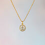 Mother Of Pearl Affirmation Gold Plated Necklace, thumbnail 6 of 9