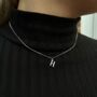 Personalised 18 K Gold Necklace A Z Initial Pendant, For Girls Initial, thumbnail 4 of 8