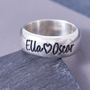 Chunky Silver Personalised Men's Silver Ring, thumbnail 4 of 9