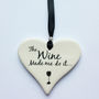 Wine And Prosecco Themed Hearts, thumbnail 5 of 12