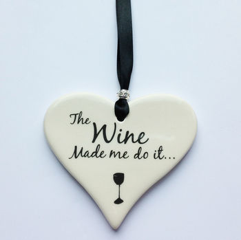 Wine And Prosecco Themed Hearts, 5 of 12
