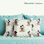 Disney Mickey Mouse Stripe Piped Cushion 45x45cm, thumbnail 1 of 3