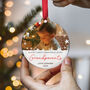 Baby's First Christmas Photo Ornament For Grandparents, thumbnail 4 of 8