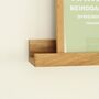 Customisable Solid Oak Floating Picture Ledge Shelf, thumbnail 6 of 12