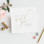 Will You Be My Flower Girl Card | Mock Gold Fe37, thumbnail 2 of 4