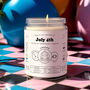 Cancer Zodiac Candle Personalised Birth Gift, thumbnail 4 of 6
