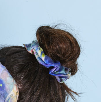 Colourful Silk Hair Tie Scrunchie, 4 of 5