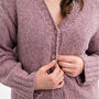 All Seasons Easy Cardigan Knitting Kit, thumbnail 3 of 11