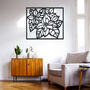 0100 Stained Wood Flowers Wall Art Hanging Decor, thumbnail 1 of 10