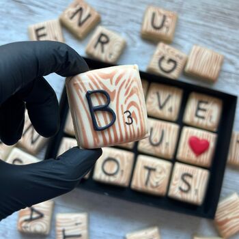 Word Tile Biscuits Valentines Gift For Him Or Her, 2 of 7