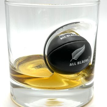 Personalised Rugby Ball Whisky Glass, 12 of 12