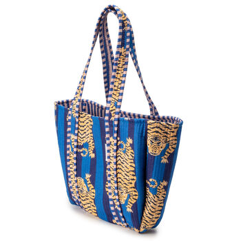 Serendipity Shoulder Bag Blue Tibetan Tiger, 2 of 5
