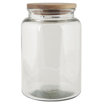 Glass Jar With Wooden Lid, 3 of 6