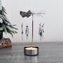 Christmas Nutcracker Rotating Carousel Tealight Holder, thumbnail 8 of 9